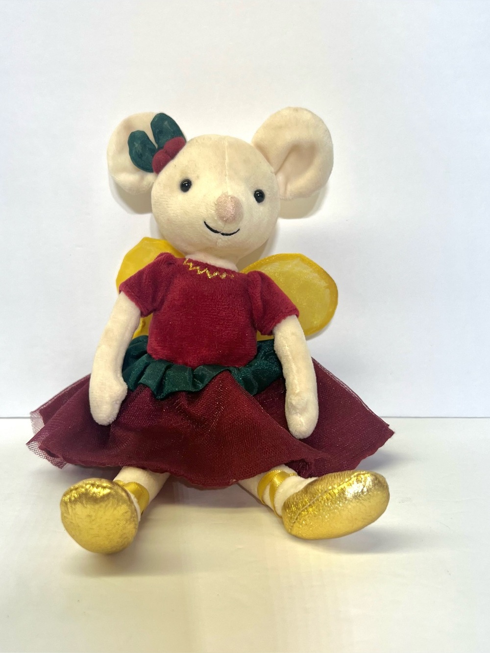 JELLYCAT London Sugar Plum Fairy Mouse SP6FM Plush Christmas NWT